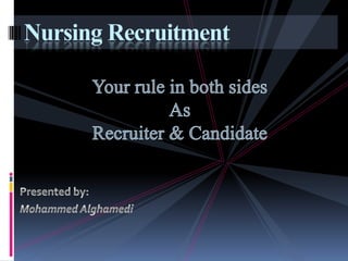 Nursing Recruitment
 