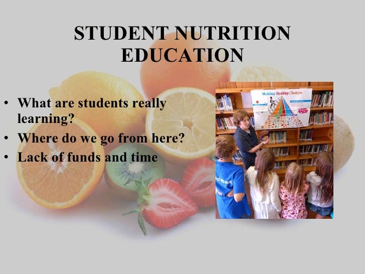 Powerpoint Presentation on Nutritional Integrity in Our Schools and I…