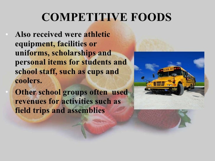 Powerpoint Presentation on Nutritional Integrity in Our Schools and I…