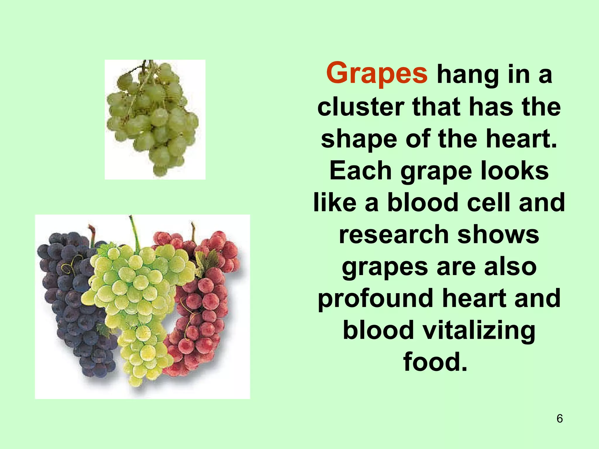 Of Good Foods, Body Parts And Good Health | PPT