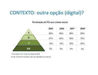 CONTEXTO: outra opção (digital)?
 