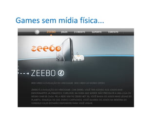 Games sem mídia física...
 