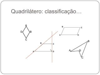 Quadrilátero: classificação…ABDCBADC