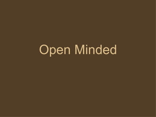 Open Minded 