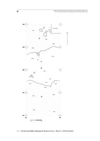 Povoado dos Perdigões (Reguengos de Monsaraz):dados preliminares dos trabalhos realizados em 1997
59                                                             MIGUEL LAGO, CIDÁLIA DUARTE, ANTÓNIO VALERA, JOÃO ALBERGARIA, FRANCISCO ALMEIDA E ANTÓNIO FAUSTINO CARVALHO




Fig. 5 Povoado dos Perdigões. Reguengos de Monsaraz. Sector 3 – Plano 31 – UE 26 (intermédio).
 
