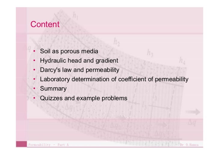 Basics of groundwater hydrology in geotechnical ... Basics of groundwater hydrology in geotechnical ...
