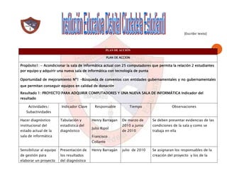 PLAN DE GESTION INSEDICES