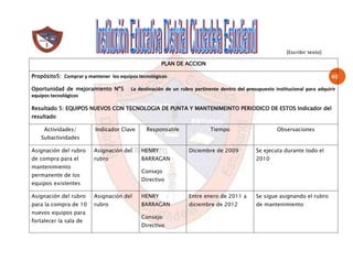 PLAN DE GESTION INSEDICES