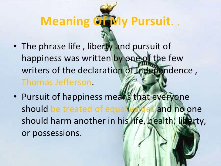 My Pursuit Of Happiness