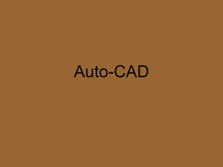 Auto-CAD 