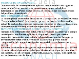 Los objetivos y metas de la COAC "Femando Daquilema” Ltda. No son medibles 