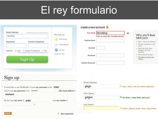 El rey formulario
 