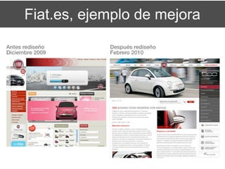Fiat.es, ejemplo de mejora
 