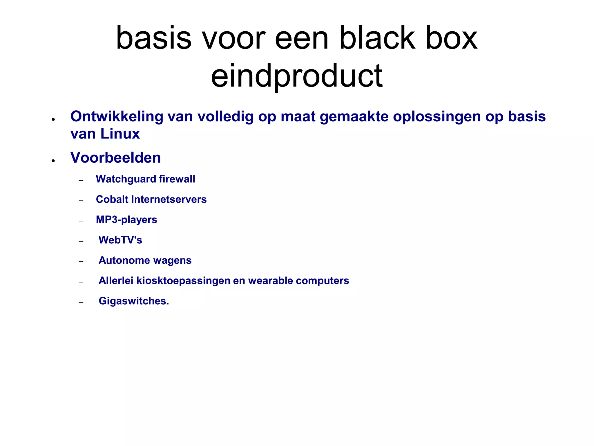 Jan Guldentops over Linux