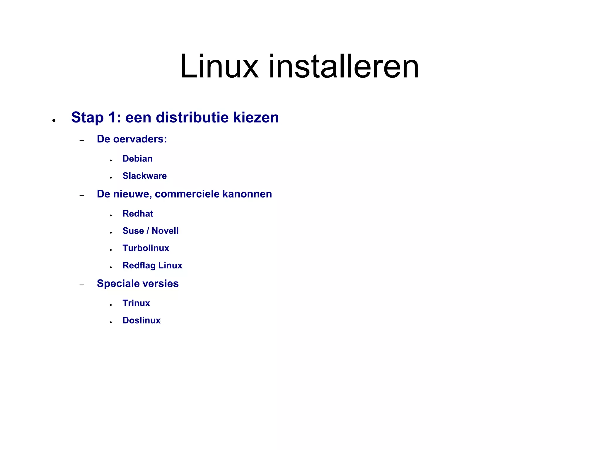 Jan Guldentops over Linux