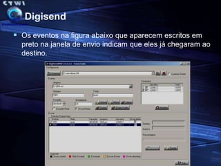Ele  possibilita efetuar a geração de comerciais e chamadas entre Emissoras bastando enviá-los diretamente para os exibidores das praças nas quais se deseja exibir estes eventos. Como a transferência é de arquivos de comerciais, isto possibilita termos a mesma qualidade em todas as Emissoras diferentemente da geração onde o processo exige regravação do evento ocorrendo a degradação do material.Envio de comerciais/chamadas estaduais (Digisend)Todo o sistema esta interligado em rede e o software Digisend permite que se envie o arquivo do comercial/chamada por ftp para o servidor de exibição da Afiliada roteada através do endereço IP, já com o código da OPEC correspondente a Emissora.FTPArquivoComerciaisArquivoComerciaisArquivoComerciaisRede IPTV CoroadosTV Paranaense