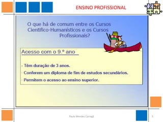                ENSINO PROFISSIONAL5Paulo Mendes Carregã