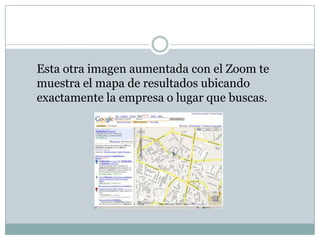 	Esta es la imagen satelital que muestra la ubicación de la empresa, servicio o lugar que buscas pero sin mapa.