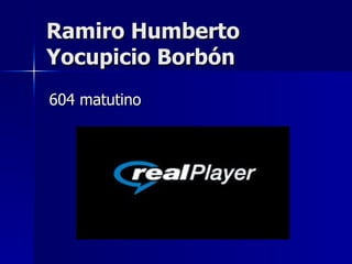 Ramiro Humberto Yocupicio Borbón 604 matutino 
