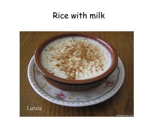 Rice with milk 
