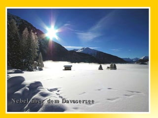 Nebel über dem Davosersee 