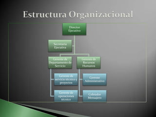 Estructura Organizacional