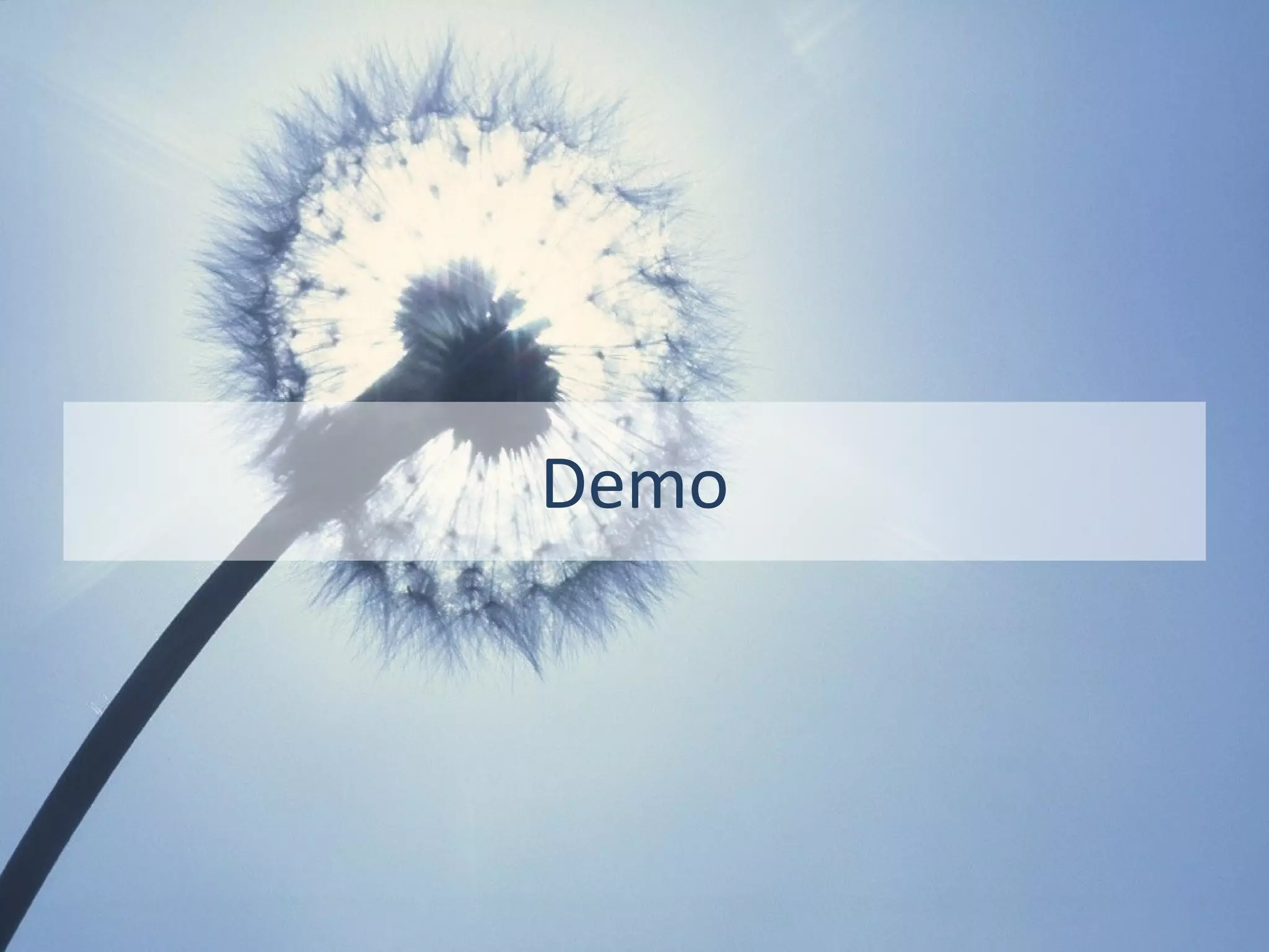 Demo
 