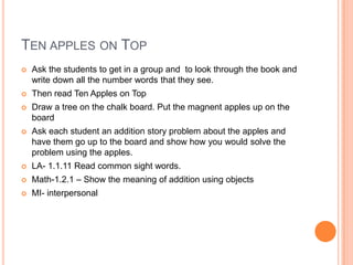 ChickaChicka Boom BoomHave the students sing their ABC’s