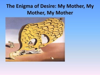 The Enigma of Desire: My Mother, My Mother, My Mother 