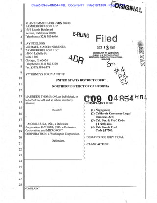 Case5:09-cv-04854-HRL Document1   Filed10/13/09 Page1 of 21
 