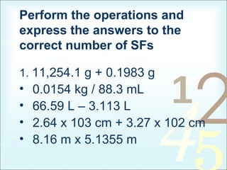 Physics (significant figures) | PPT