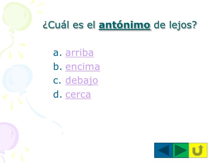 Módulo de Sinónimos y Antónimos