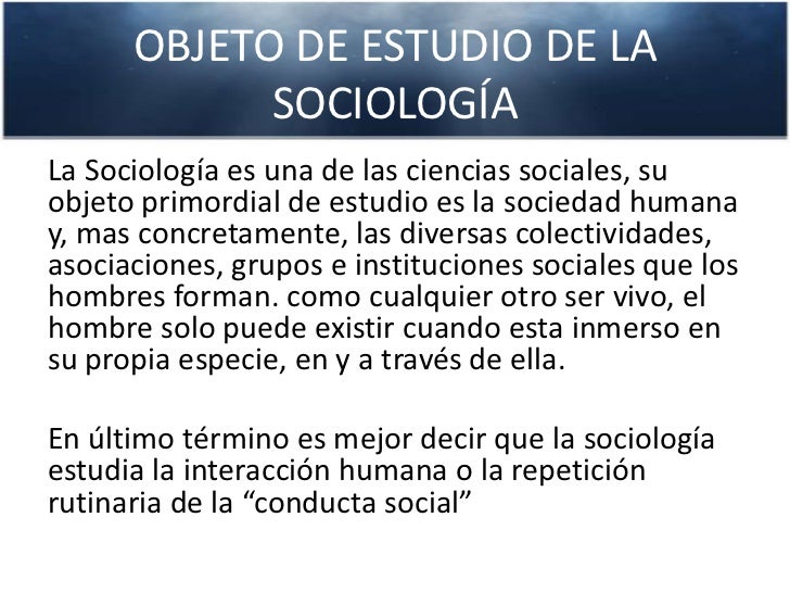 sociologia