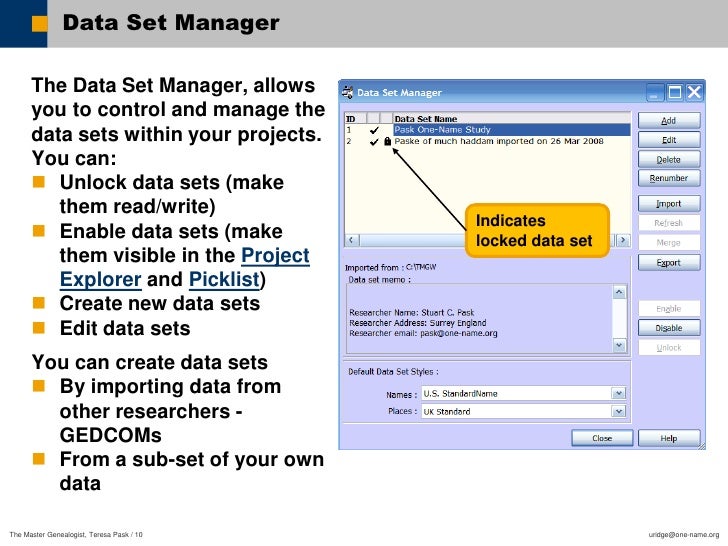 Using The Master Genealogist ― Advanced