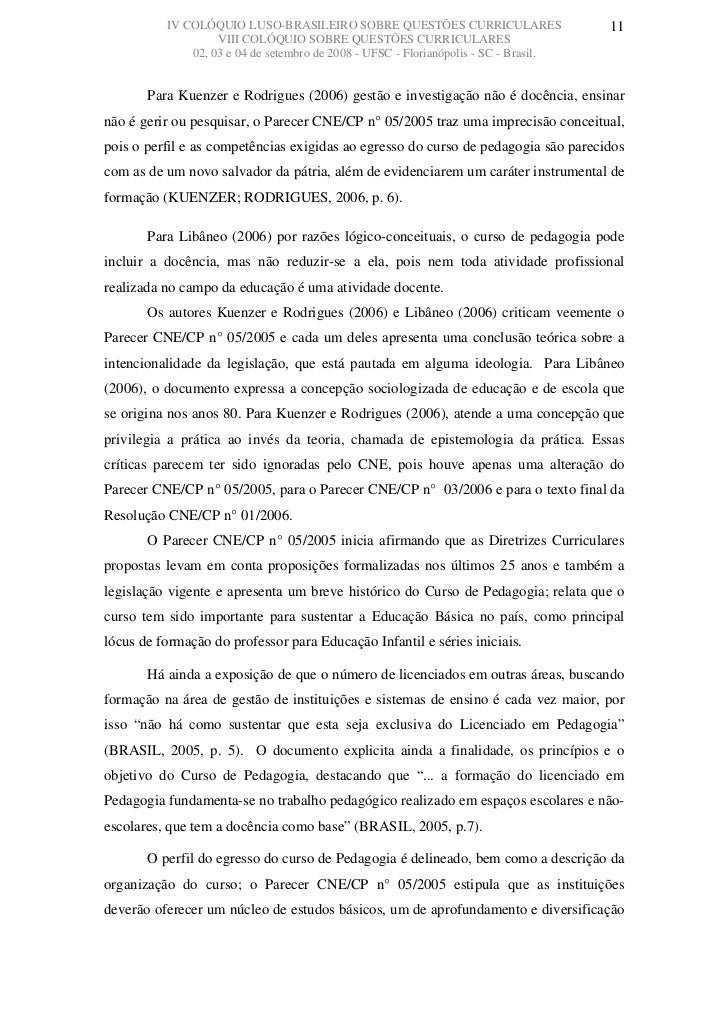 Diretrizes para o curso de pedagogia
