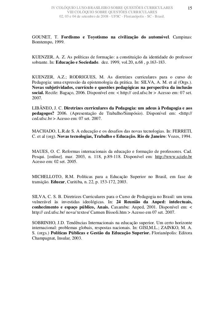 Diretrizes para o curso de pedagogia