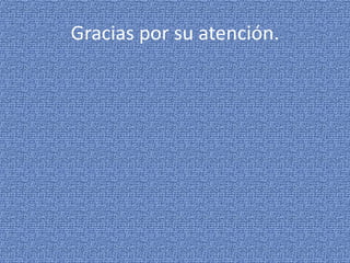 Gracias por su atención.