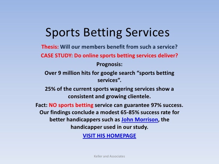 Sports gambling research paper image