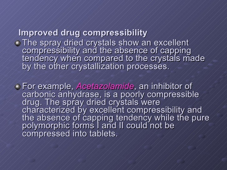 Spray drying technique in pharmaceutical industry