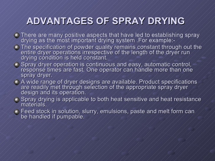 Spray drying technique in pharmaceutical industry