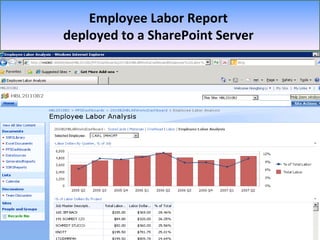 Employee Labor Report  deployed to a SharePoint Server  