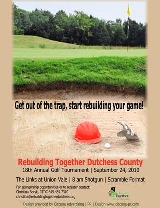 Get out of the trap, start rebuilding your game!