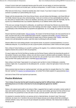 Stoicism 101 A Practical Guide Pdf