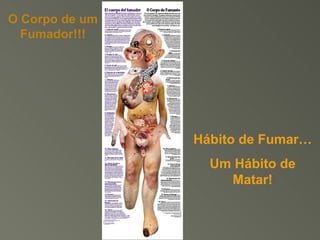 O Corpo de um Fumador!!! Hábito de Fumar… Um Hábito de Matar! 