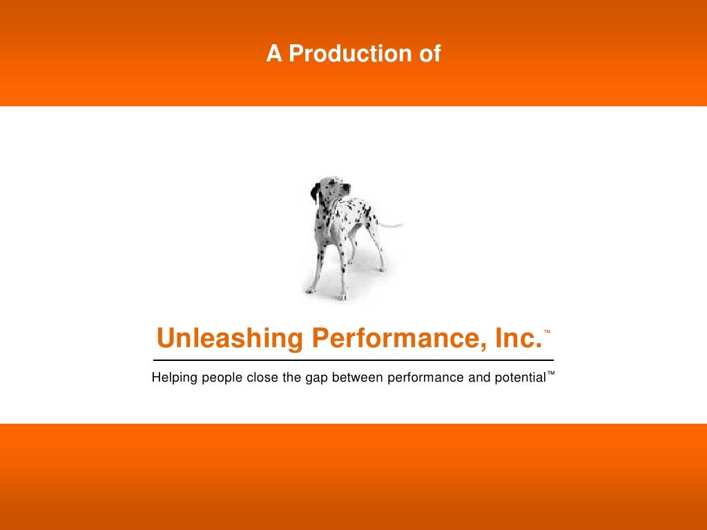 A Production of Unleashing Performance,