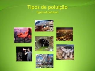 Tipos de poluiçãotypesofpolution