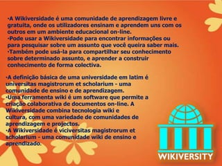 O projecto está a crescer rapidamente.