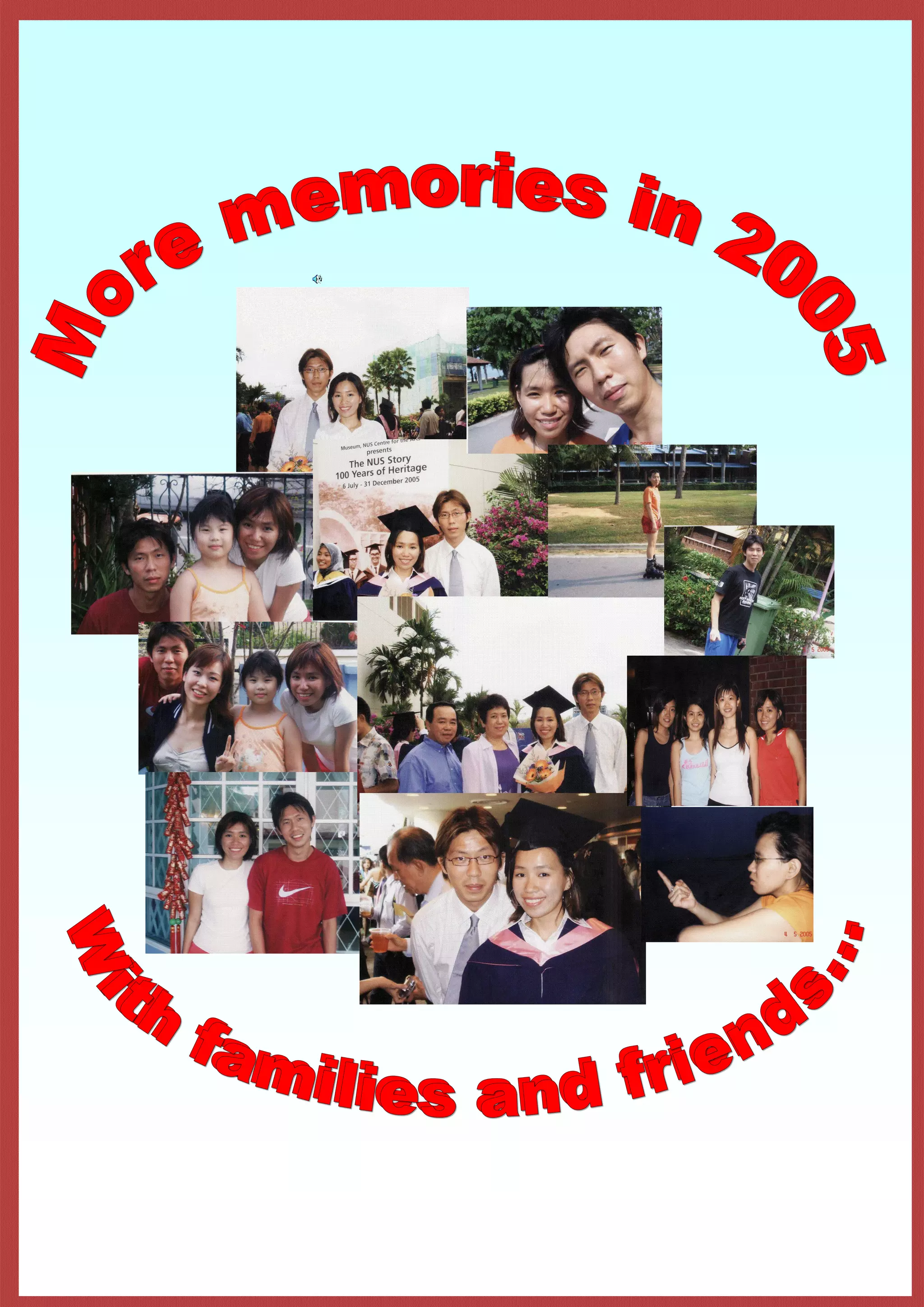 More memories in 2005More memories in 2005With families and friends...With families and friends...