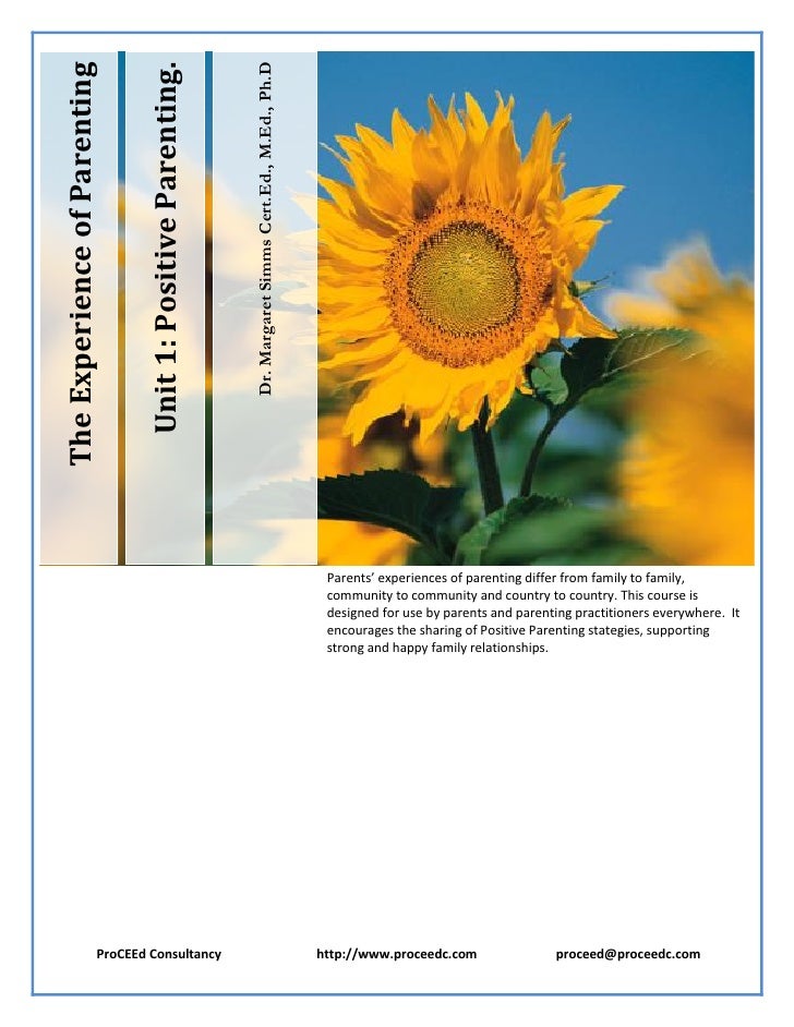 C Fakepath The Experience Of Parenting Unit 1 Positive Parenting Top