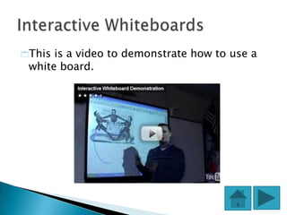 This is a video to demonstrate how to use a
 white board.
 